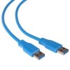 Kabel USB 3.0 Maclean MCTV-582 USB 3.0 A (M) - USB 3.0 A (M), niebieski 1,8m